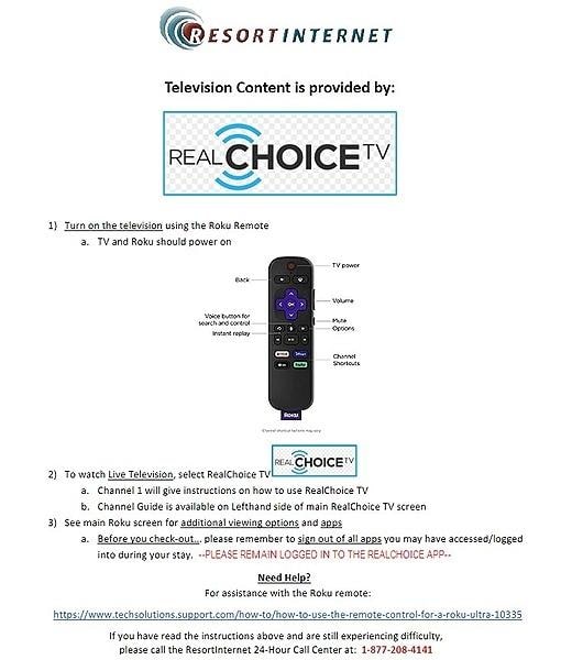 TV Provider - Resort Internet Copper Mountain 1