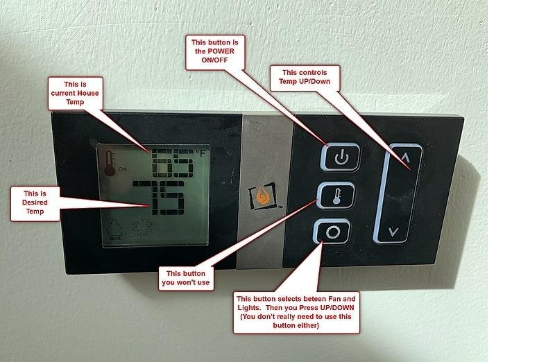 Fireplace / Heat / Thermostats 2
